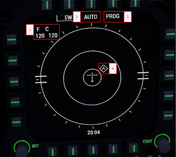 F/A-18E electronic warfare page