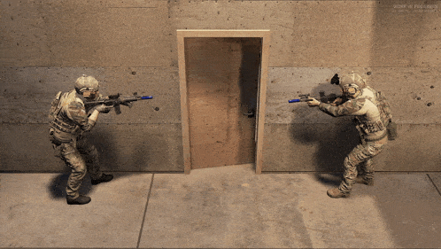 ตัวอย่าง CQB movement 4